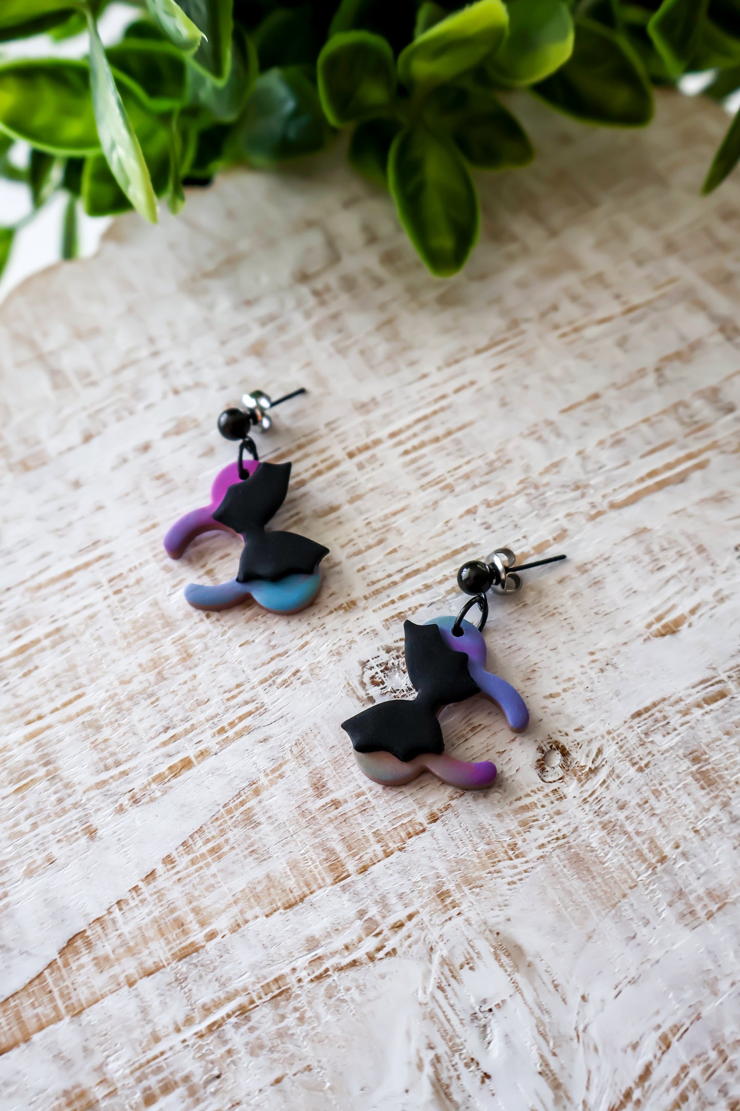 Halloween Mickey Ear Dangles