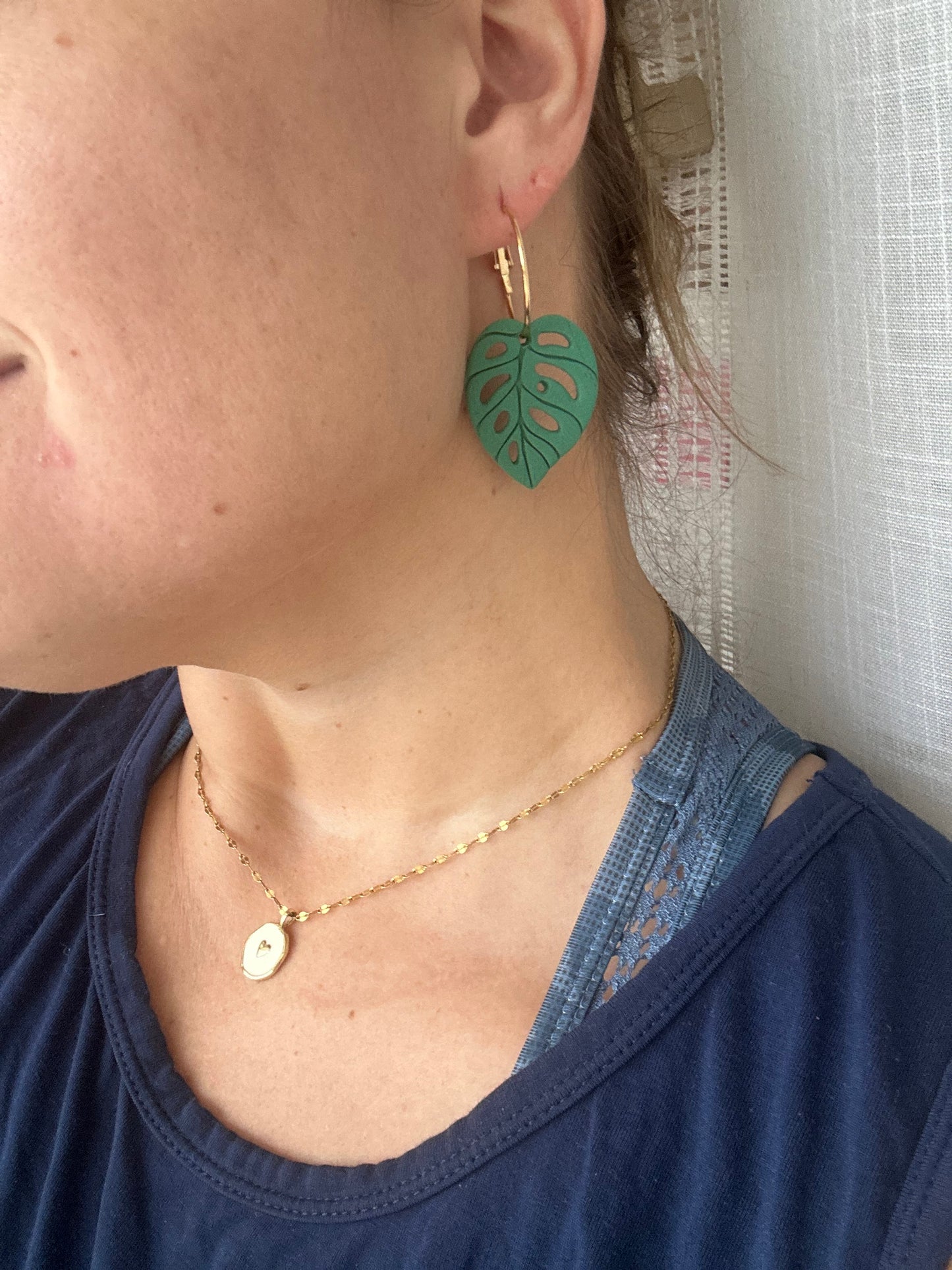 Monstera Hoops