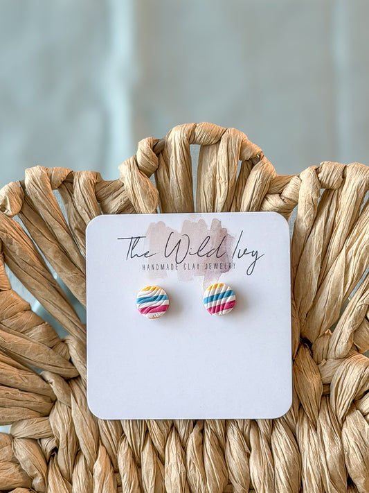 Boardwalk Stripes Studs
