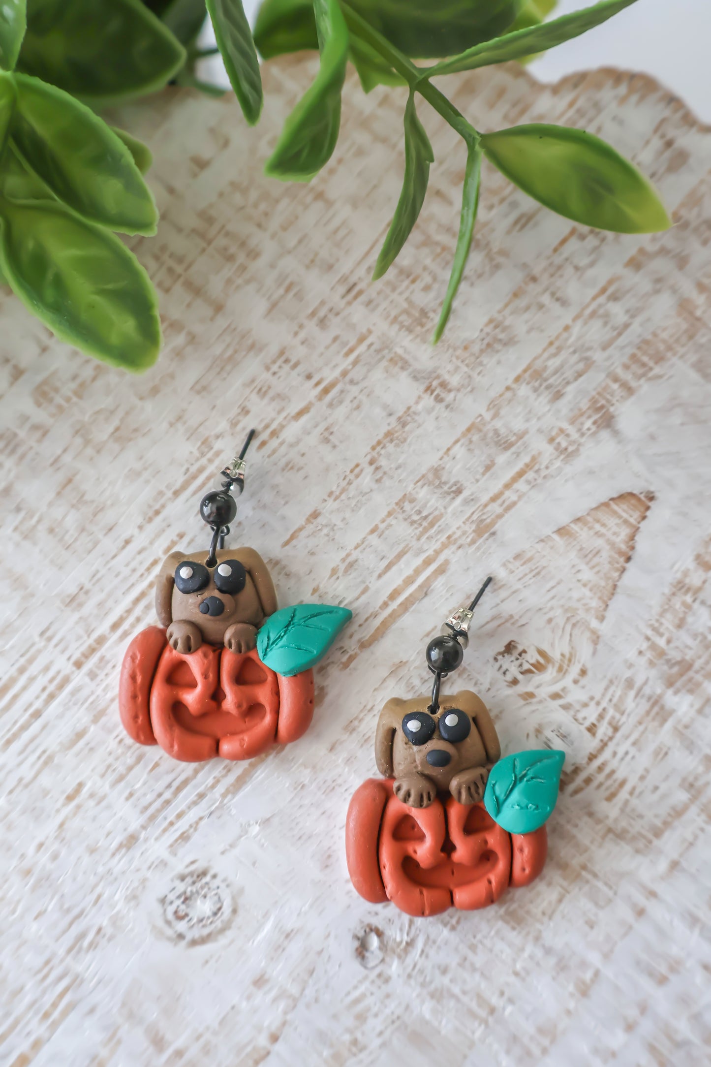 Pumpkin Pup Dangles
