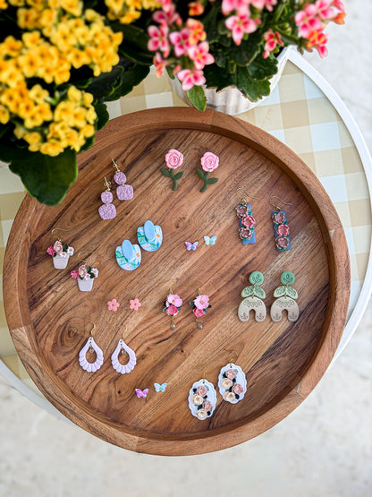 Blush Daisy Studs