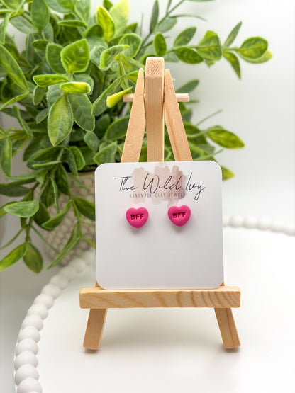 Mix & Match - Conversation Heart Studs