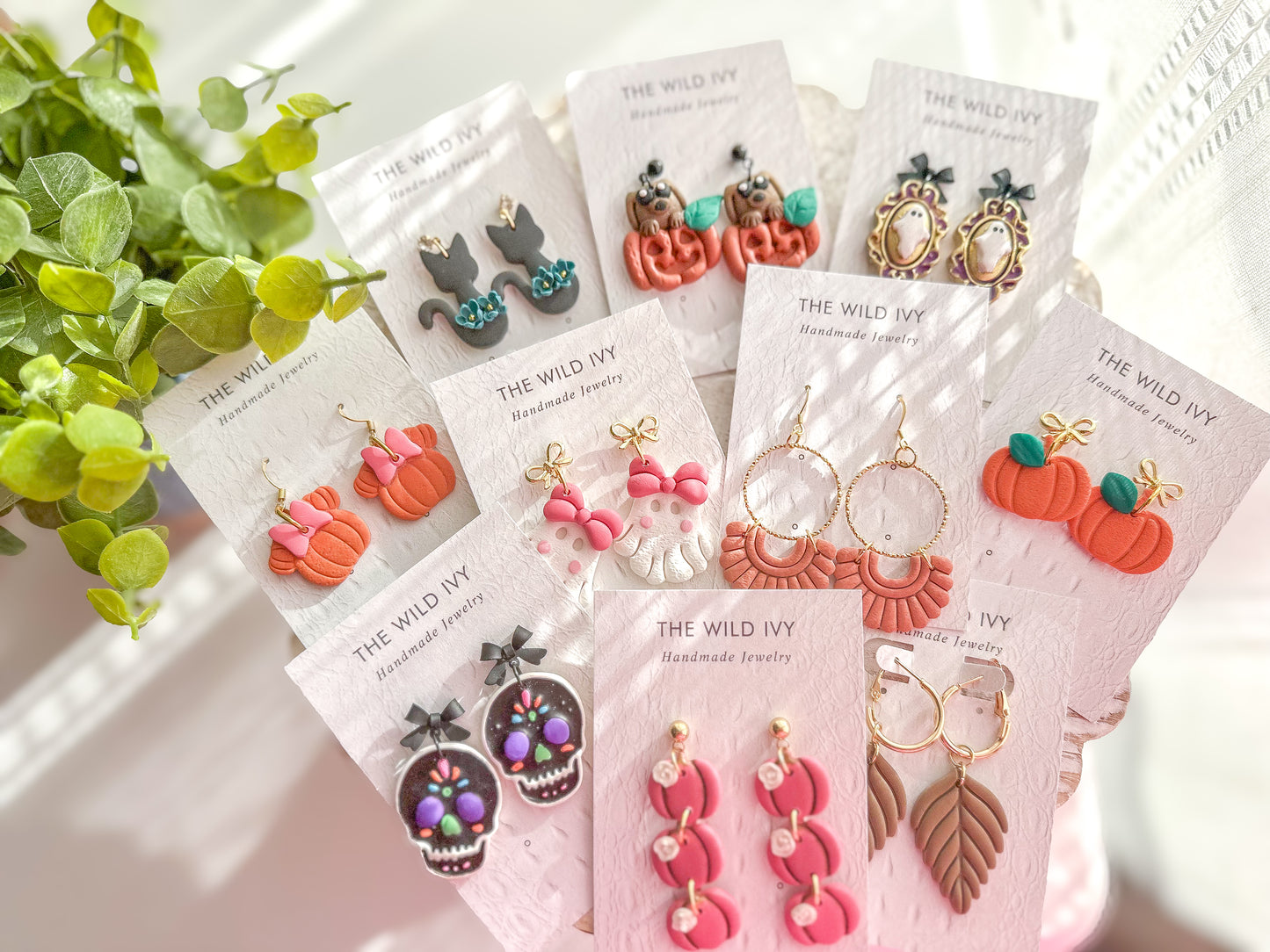 Pumpkin Bow Dangles