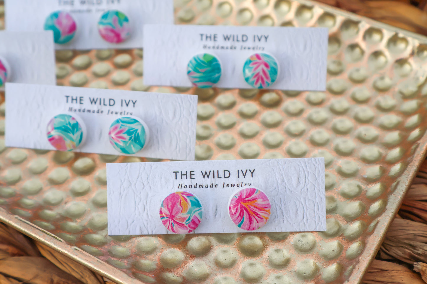 Lily Pulitzer Studs or Mini Studs