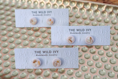 Cracked Shell Mini Studs