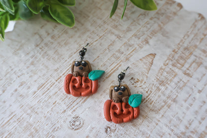 Pumpkin Pup Dangles