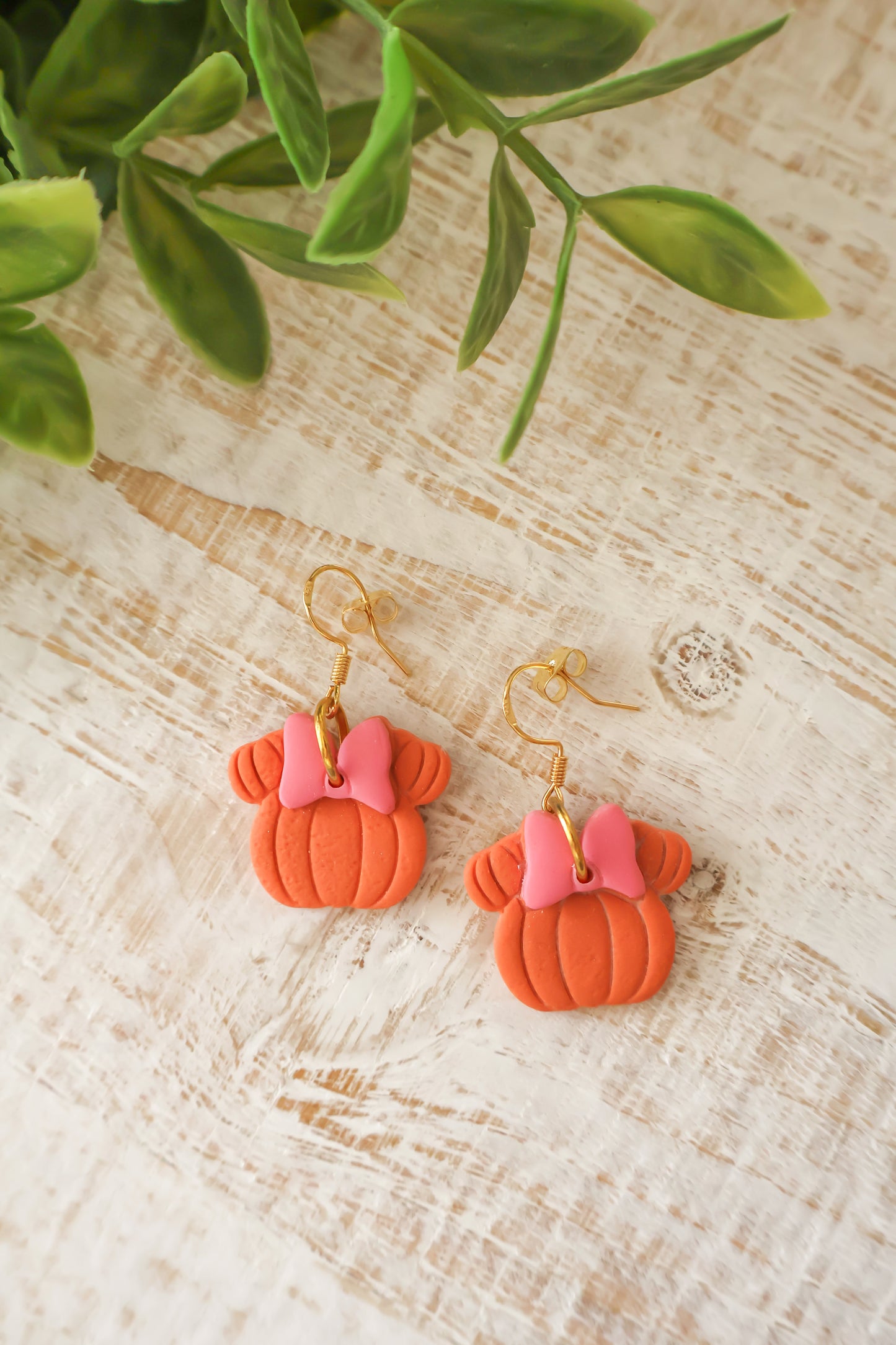 Mickey Pumpkin Dangles