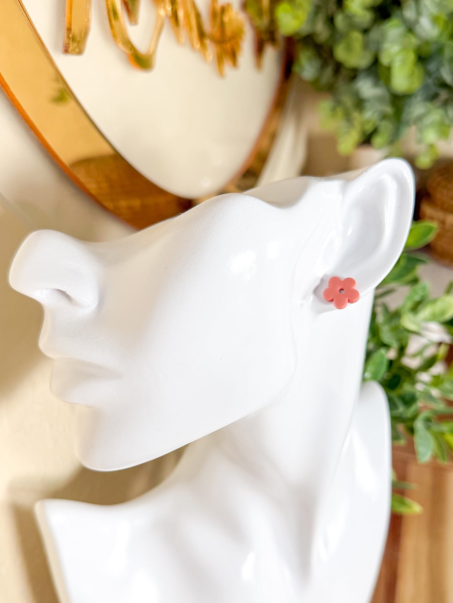 Blush Daisy Studs