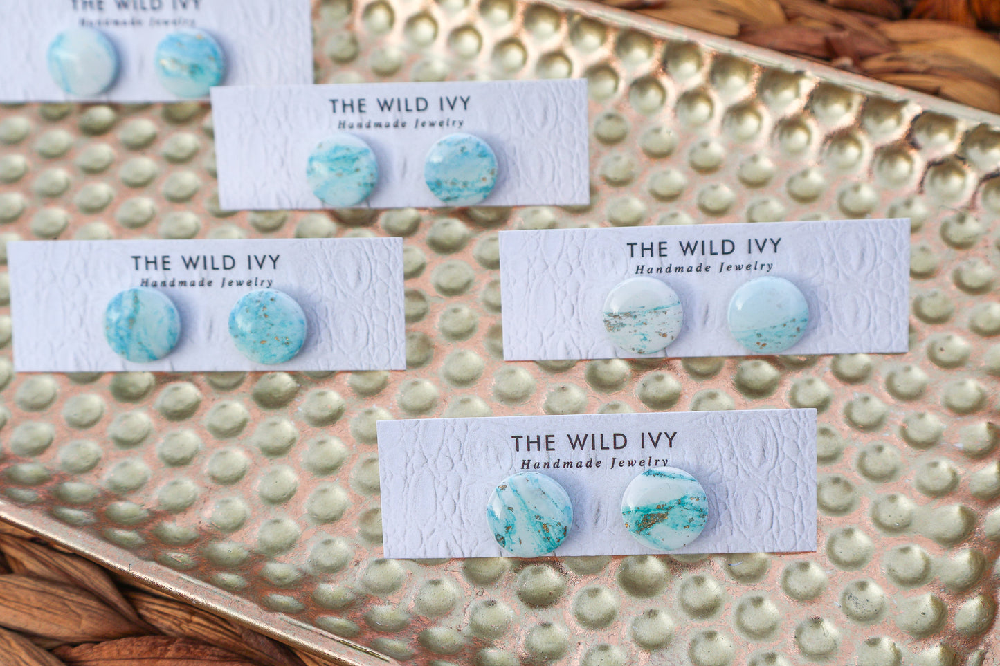 Seaglass Studs