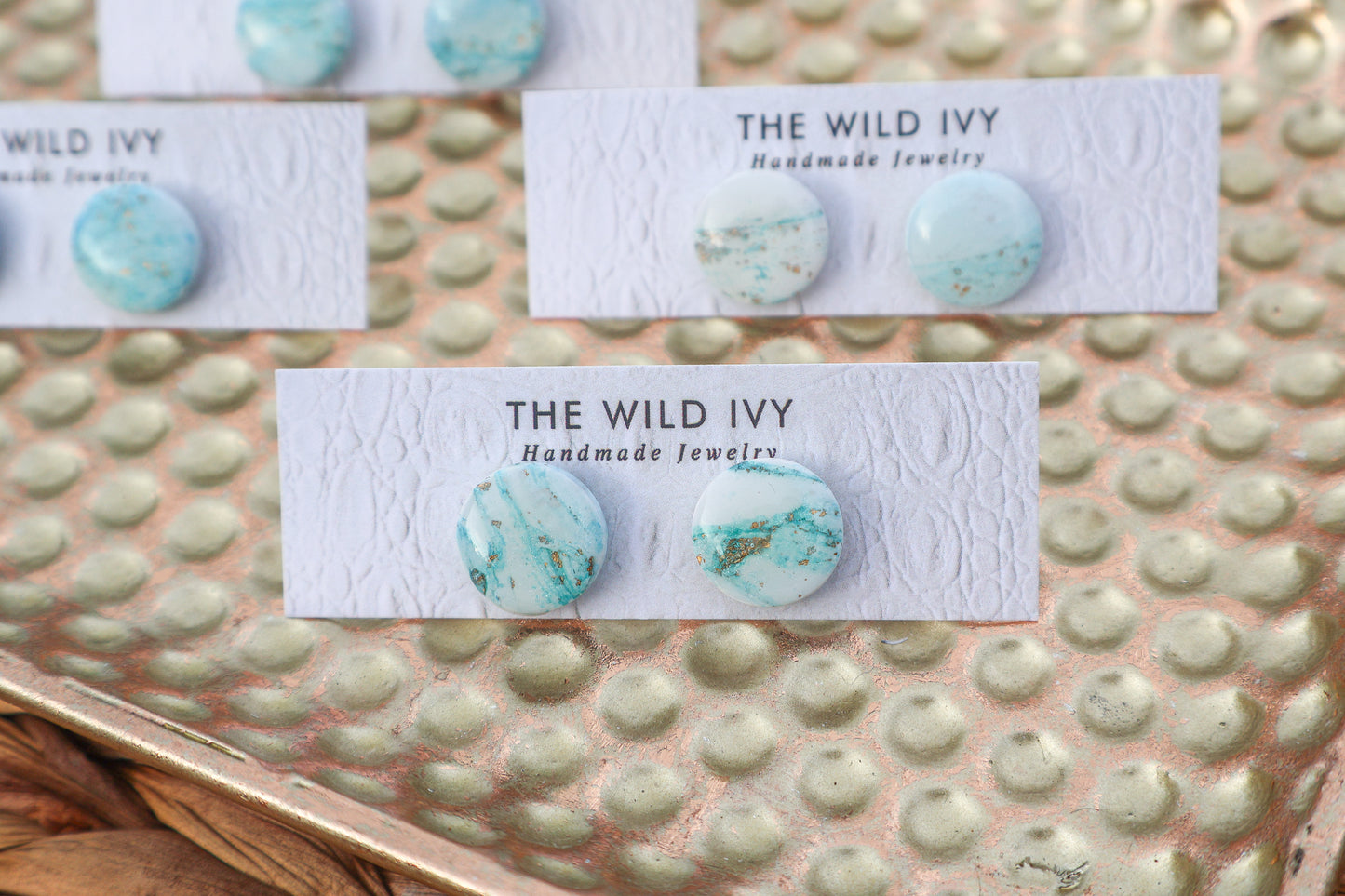 Seaglass Studs