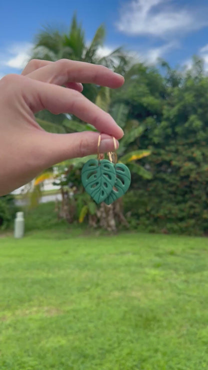 Monstera Hoops